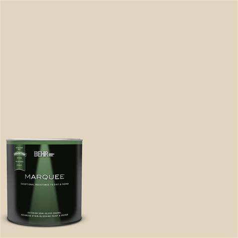 Behr Marquee Qt Ppu Wax Sculpture Semi Gloss Enamel Exterior