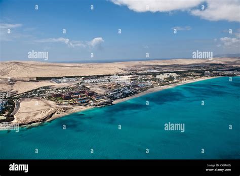 Aerial View Of Costa Calma Fuerteventura Canary Islands Spain