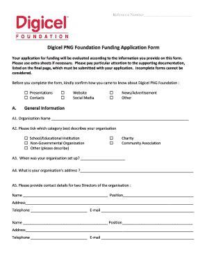 Fillable Online Your Application For Funding Will Be Evaluated