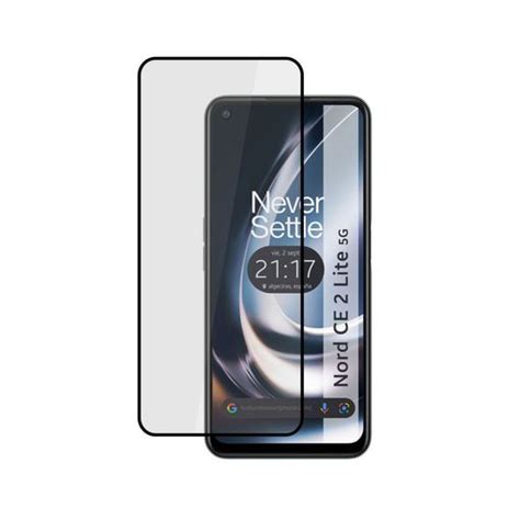 Protector Cristal Templado Completo 5d Full Glue Negro Oneplus Nord Ce