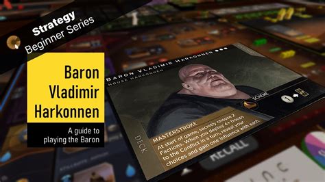 Dune Imperium Leader Strategy Guide Baron Vladimir Harkonnen YouTube