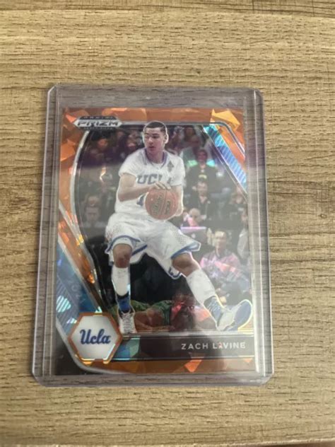 Orange Ice Prizm Zach Lavine Ucla Panini Prizm Draft Picks Eur