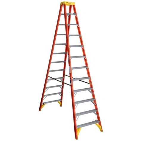 Werner T6212 12 Ft Type IA Fiberglass Twin Ladder JC Smith Inc