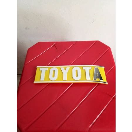 Jual Emblem Logo Tulisan Toyota Belakang Hardtop F Bj Fj Murah