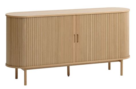 Buffet LYNGVIG 160 cm 2 portes coulissantes chêne naturel JYSK