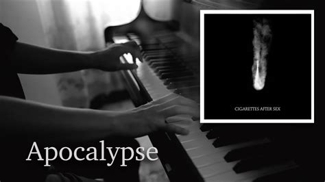 Apocalypse Cigarettes After Sex Piano Cover YouTube