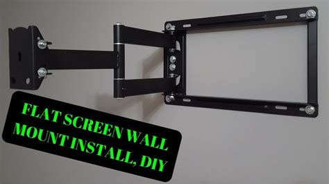 How To: Install A Large Flat Screen LED LCD Plasma TV Wall Mount, DIY