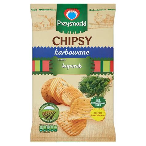 Przysnacki Chipsy Karbowane O Smaku Koperek 135 G Kalorie KJ I