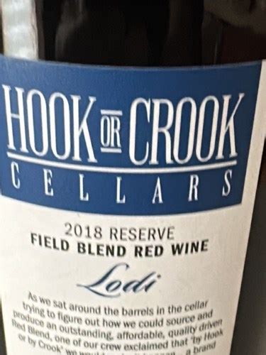 2018 Hook Or Crook Reserve Field Blend Vivino US