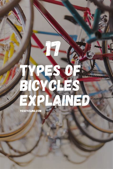 17 different bike types explained – Artofit