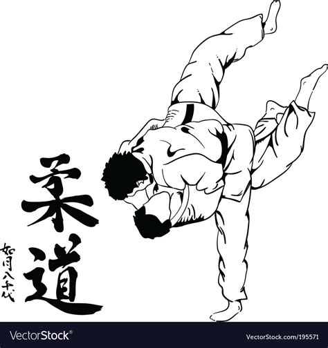 Judo Royalty Free Vector Image - VectorStock