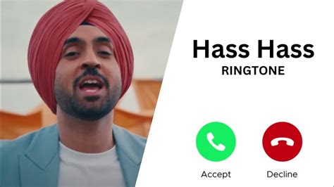 Hass Hass Ringtone Diljit X Sia 2023 Download Link On Description