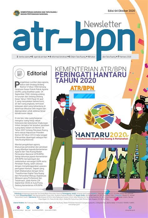 Atr Bpn Edisi 64 Oktober 2020 Pt Integra Cipta Kreasi Halaman 1 8