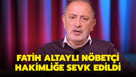 Fatih Altaylı Nöbetçi Hakimliğe Sevk Edildi