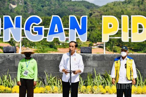 Presiden Jokowi Resmikan Bendungan Pidekso Di Wonogiri Foto 14