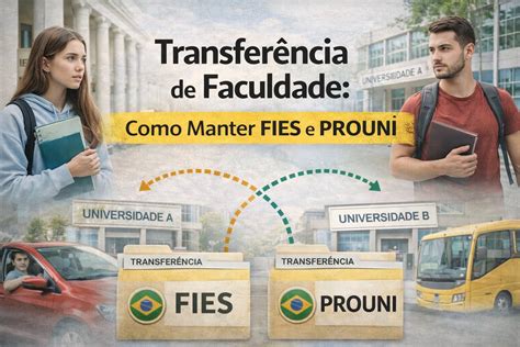Transferência De Bolsa Prouni Para Outra Universidade - Transferência de Faculdade: Como Manter FIES e PROUNI