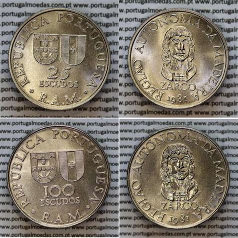 Moedas Comemorativas Escudos