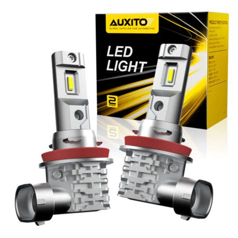 AUXITO H11 H8 H9 LED Headlight Kit High Low Beam Bulbs Super Bright