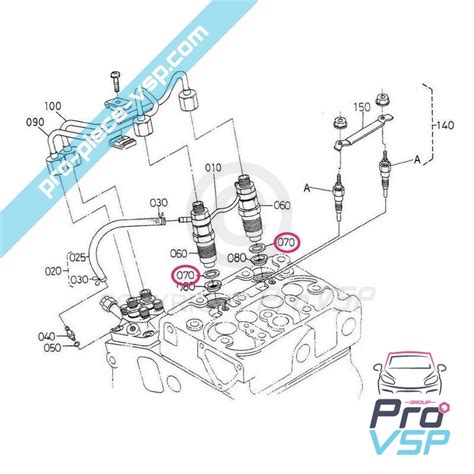 Joint Injecteur Pour Voiture Sans Permis Aixam Mega Minauto Kubota