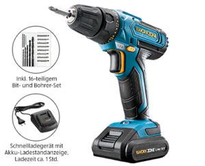 Workzone V Li Ion Akku Bohrschrauber Aldi S D Angebot