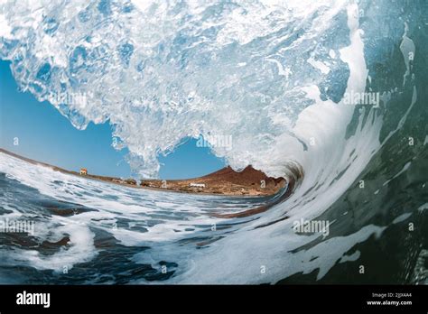 Powerful Foamy Sea Waves Rolling And Splashing Over Water Surface