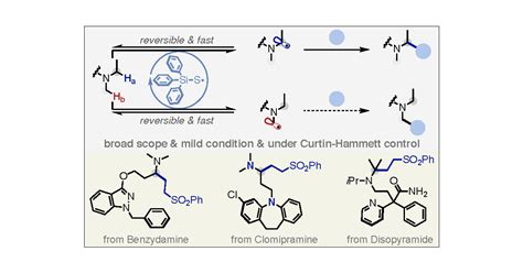 Site Selective α Ch Functionalization Of Trialkylamines Via Reversible