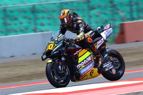 Diwarnai Drama Luca Marini Raih Pole Motogp Mandalika