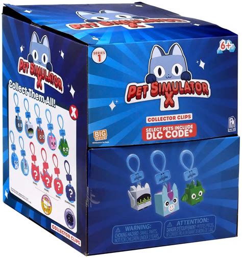 Pet Simulator X Series 1 Collector Clip Mystery Box 24 Packs PhatMojo