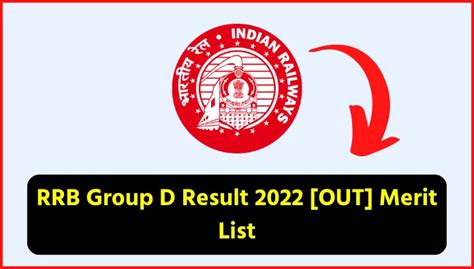 Rrb Railway Group D Result Out Merit List Link Zone Wise Pdf