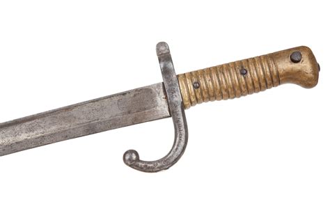 French Chassepot Rifle Bayonet Dated 1868 | Witherell's Auction House