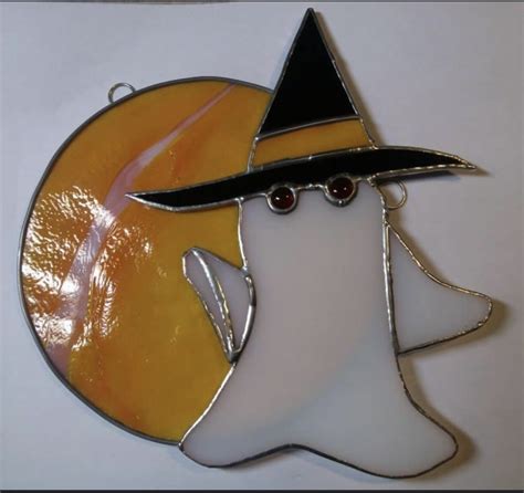 Stained Glass Halloween Patterns Stained Glass Ornaments Stained