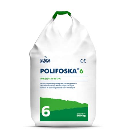 Nawóz wieloskładnikowy Polifoska 6 BIG BAG 500kg Grupa Azoty