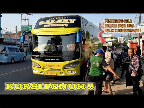 Demi Bisa Balik Ke Perantauan Penumpang Rela Berdiri Karna Bis Sudah