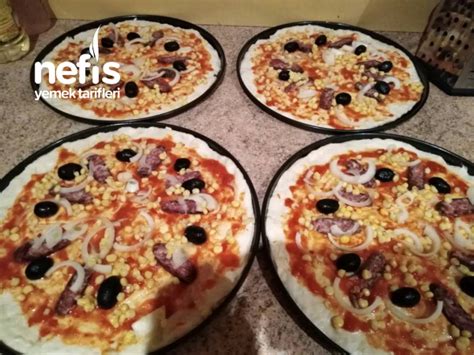 Ev Yapımı Sucuklu Pizza Nefis Yemek Tarifleri 5294436