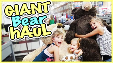 🐻 Mega Giant Teddy Bear Haul At Costco 🐻 Our Longest Vlog Ever Youtube