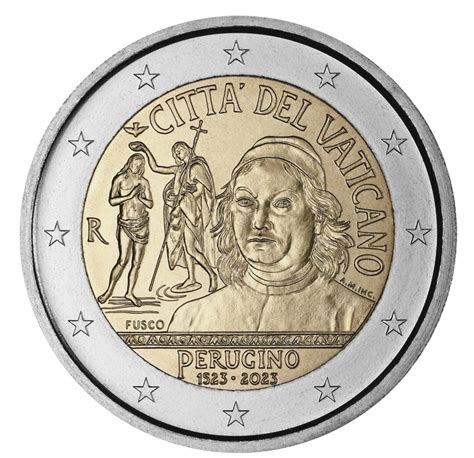 2 Euro Vatikan 500 Todestag Pietro Perugino 2022 CN St DEUTSCHER