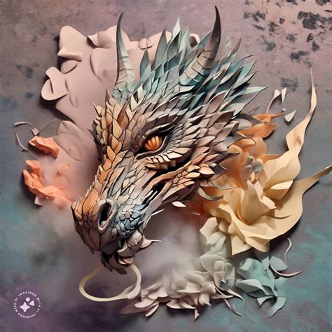 Paper Dragon 3 by BadgerCMYK on DeviantArt