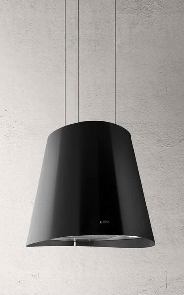 Juno 50cm Suspended Ceiling Cooker Hood Led Black Elica Juno Blk