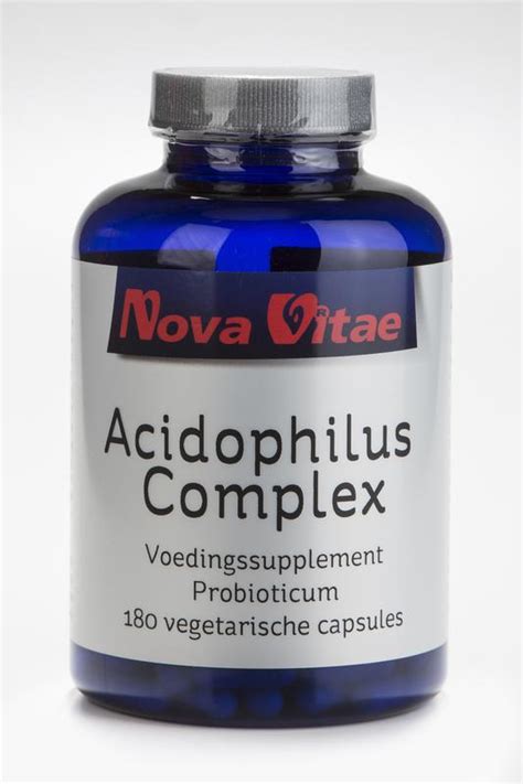 Acidophilus Complex 180 Capsules Nova Vitae Bik Bik NL