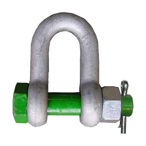 Green Pin G 4153 Alloy Dee Shackle With Nut And Bolt Safety Anchor Pin