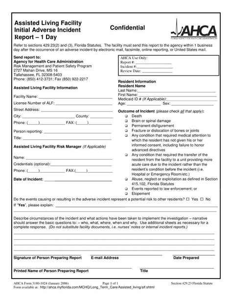 Ahca Form 3180 1024 ≡ Fill Out Printable Pdf Forms Online