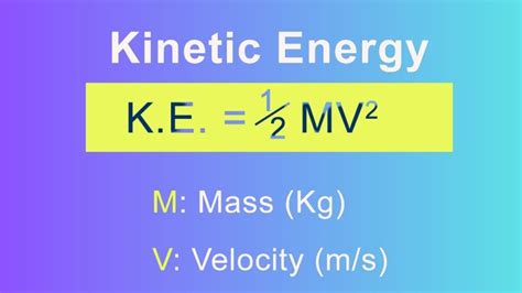 Mastering Kinetic Energy Calculation Understanding Formulas And