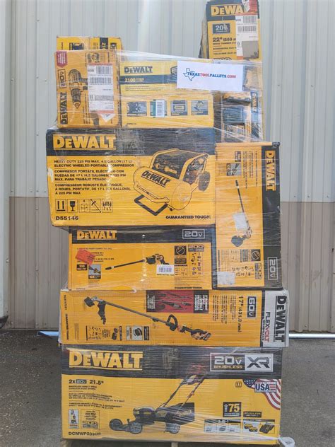 DEWALT TOOL PALLET - Untested Customer Returns - Texas Tool Pallets