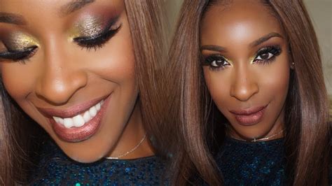 Sparkly New Years Eve Party Makeup Jackie Aina YouTube