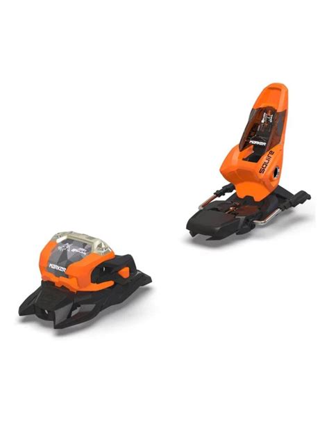 Marker Squire Orange Black Fixations De Ski Snowleader