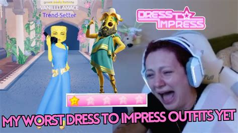 My Worst Dti Outfits Yet Roblox Dress To Impress Vanilla Games Youtube