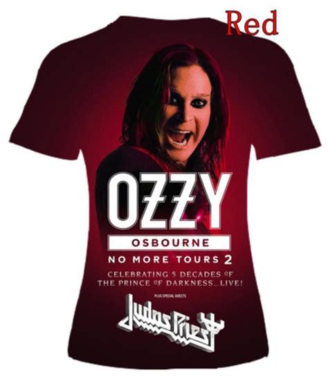 2023 Summer New Men 3D Print Ozzy Osbourne T-Shirt 2XS-6XL | Wish