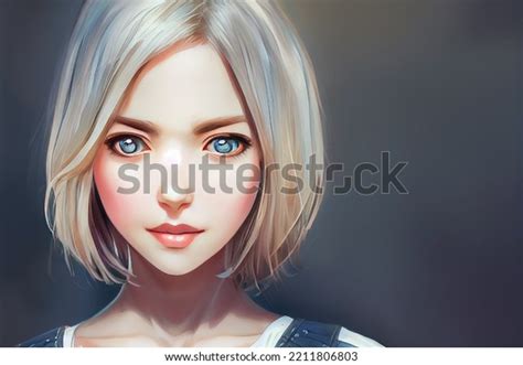 Pretty Manga Girl Concept Art Style Stock Illustration 2211806803 Shutterstock