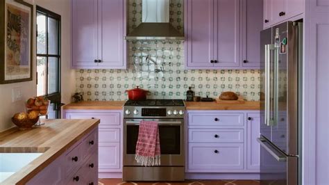 This Purple Los Angeles Kitchen Is Literally Magical Purple Kitchen