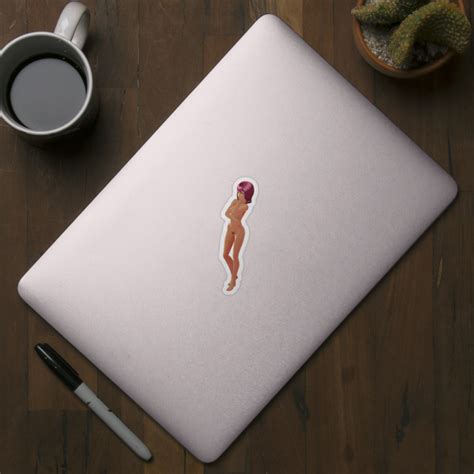 Naked Sexy Anime Girl Pink Hair Nude Sticker Teepublic